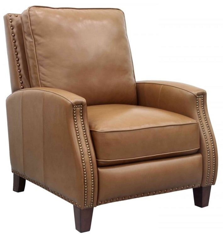 Barcalounger Melrose Leather Small Scale Recliner Wing Back