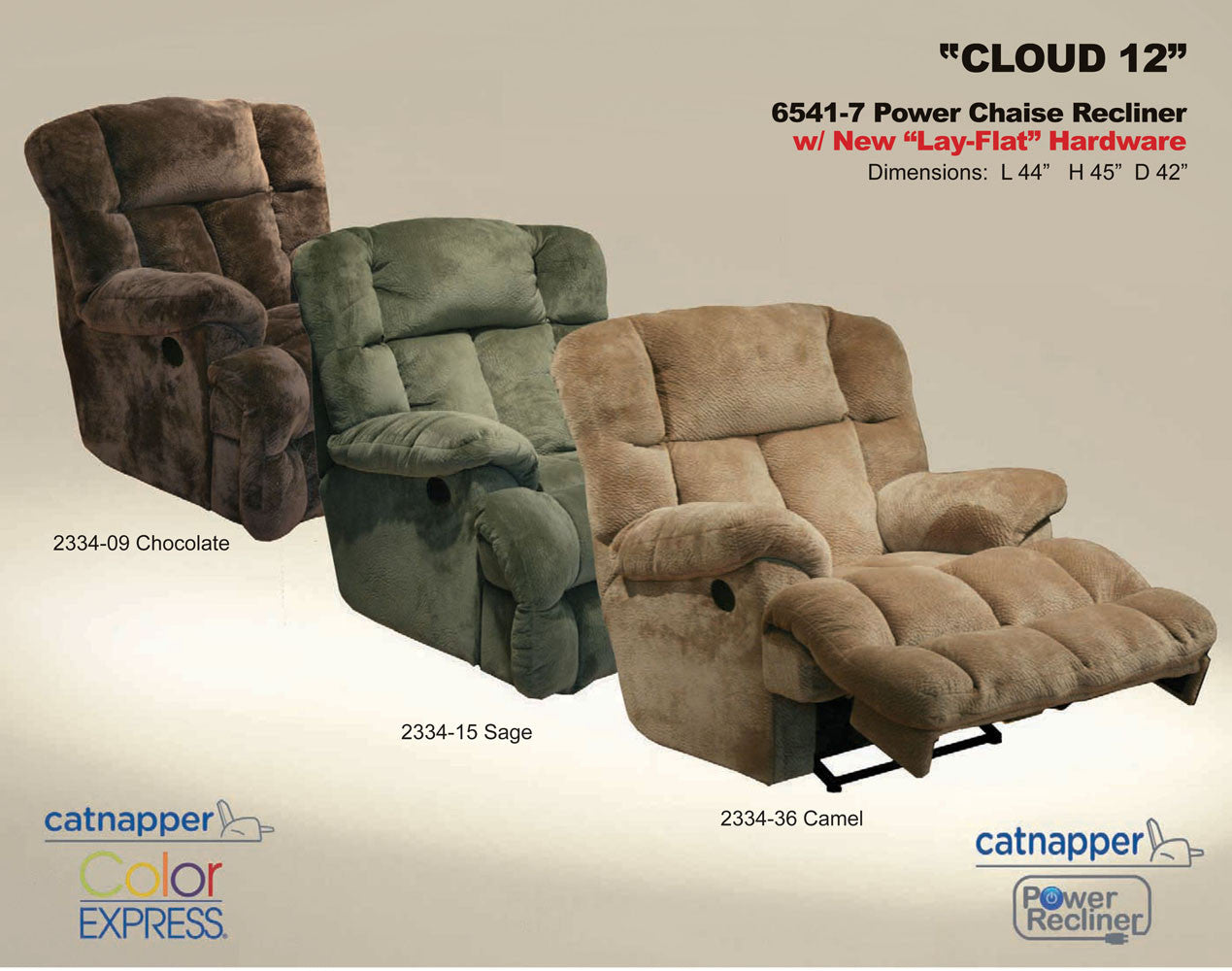 Catnapper Cloud 12 Recliner | Large Rocker Recliners – Lift and