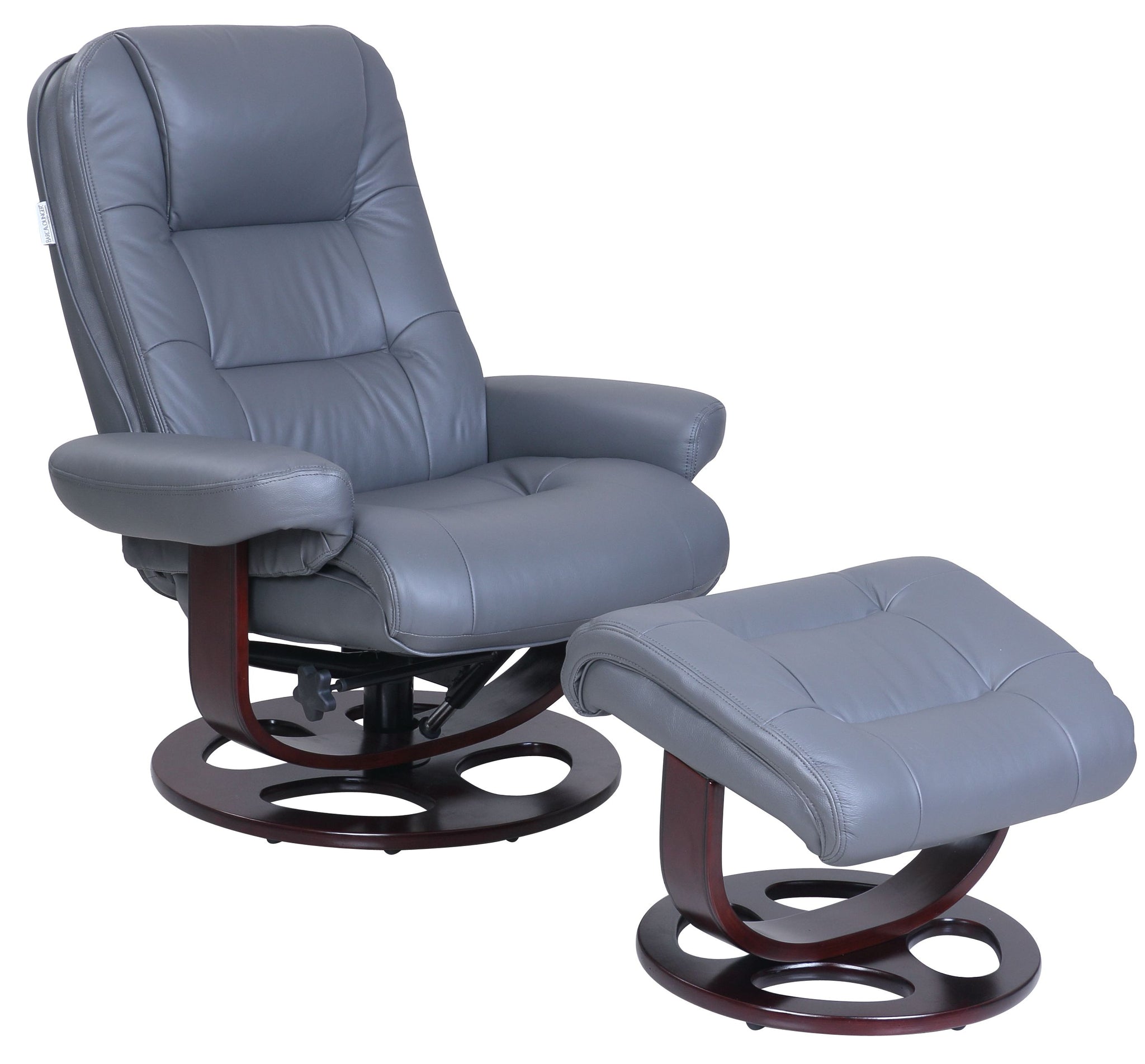 Barcalounger Jacque Swivel Glider Leather Recliner Top Grain Leather Lift and Massage Chairs
